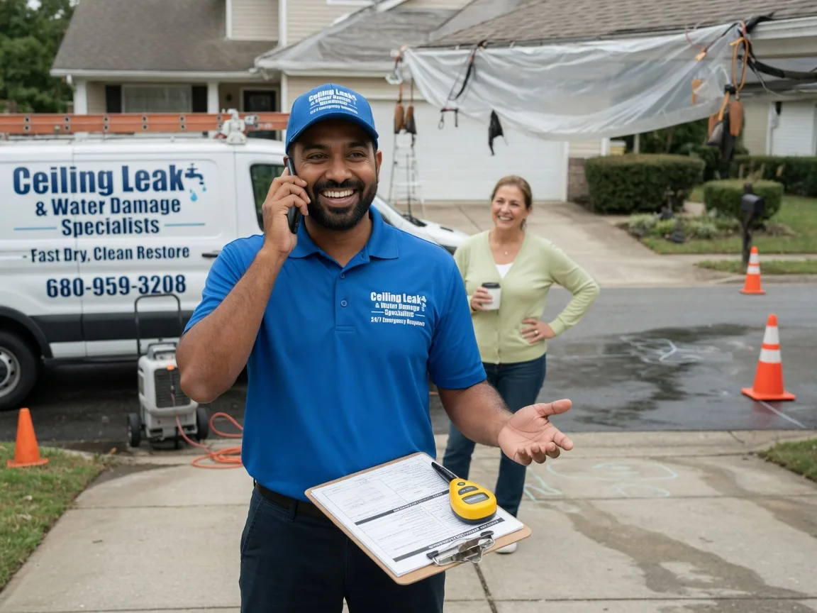 Ceiling Leak Cleanup Lucernemines, PA FAQs